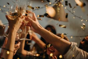 Partying leads to unhealthy habits for nutrition and fitness